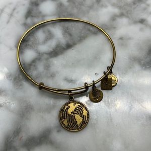 Alex and Ani globe bracelet